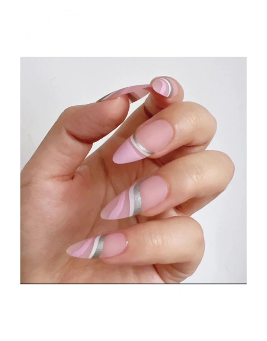 Kendinden Yapışkanlı Desenli Takma Tırnak