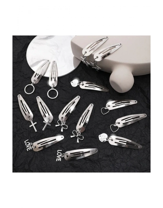 Vintage Bir Çift Sallantılı Çıtçıt Toka