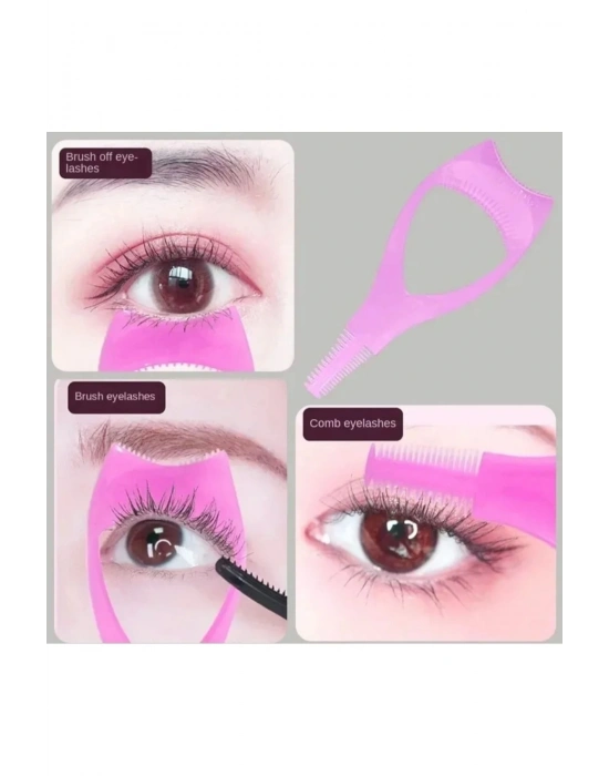 Eyeliner ve Maskara Sürme Aparatı, Kirpik Kıvırıcı, Çok yönlü aparat