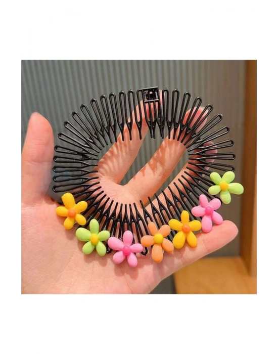 Lily Kız Çocuk Kalpli Tata Saç Tokası Tarak Toka Tarak Saç Bandı