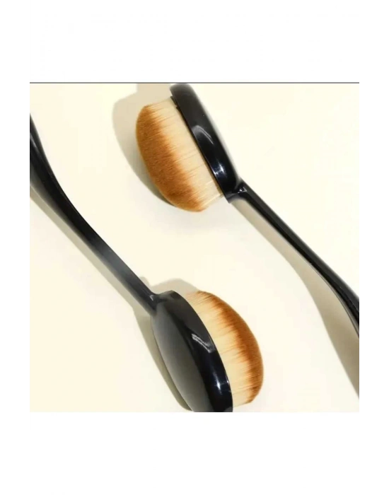 Kaşık Fırça Oval Fondöten Makyaj Fırçası