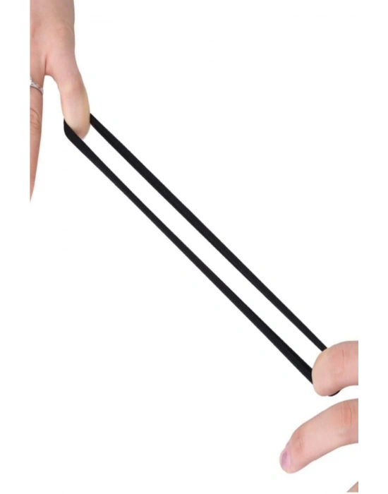 Kadın 10lu Siyah Ultra Esnek Bilek Lastik Toka