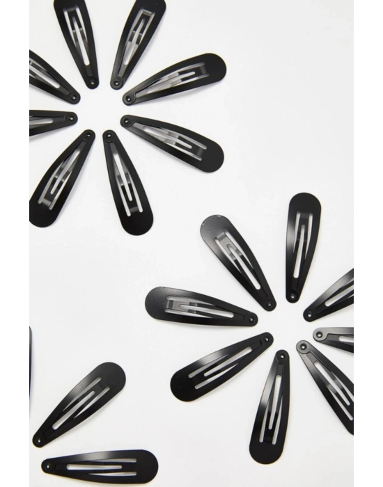 12li Siyah Çıt Çıt Toka Seti