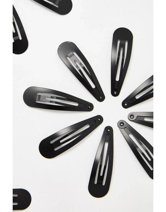 12li Siyah Çıt Çıt Toka Seti