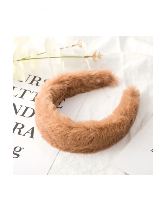 Vintage Tüylü Peluş Taç