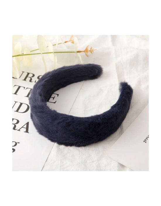 Vintage Tüylü Peluş Taç