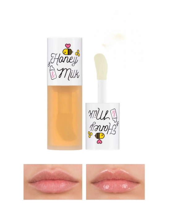Bal Ve Süt Özlü Besleyici Ve Nemlendirici Dudak Bakım Yağı Honey & Milk Lip Oil