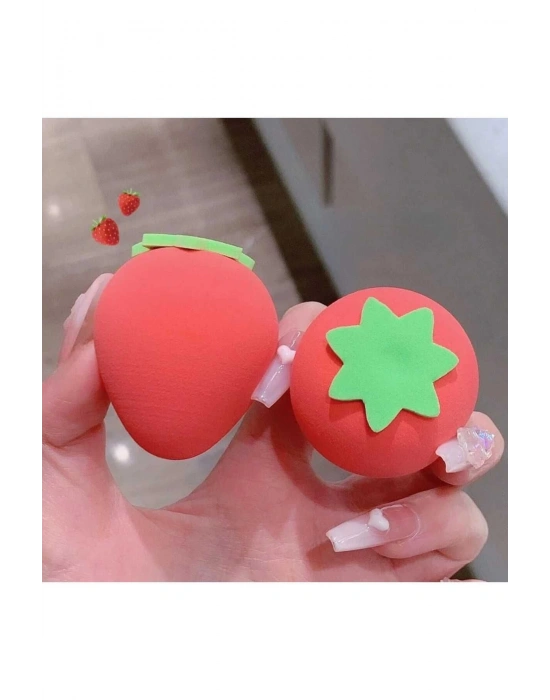 1 Adet Çilek Makyaj Süngeri