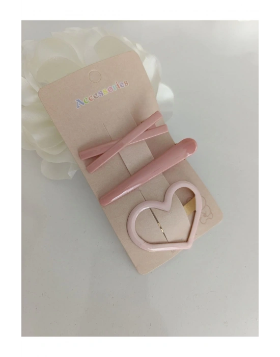 Vintage Üçlü Çıtçıt ve Yan Toka Seti