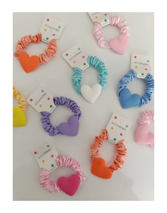 Lily 3 Adet Figürlü Saten Scrunchie