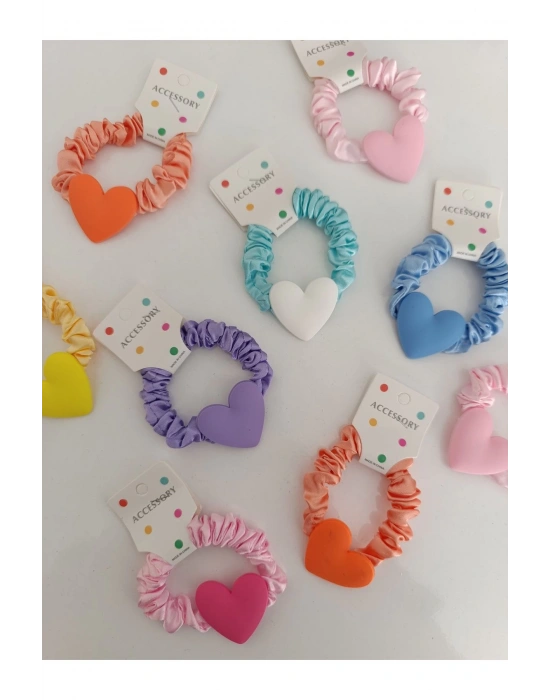 Lily 3 Adet Figürlü Saten Scrunchie