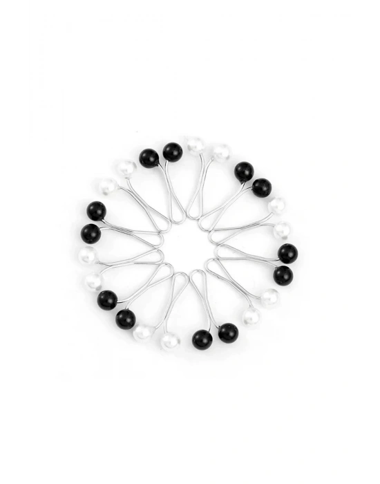 12 Adet Eşarp Şal Klipsi