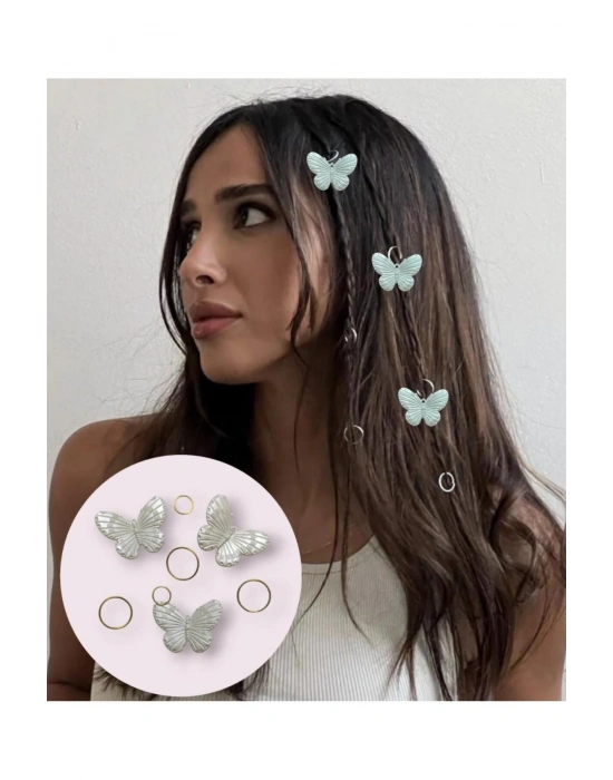 Vintage 3 Adet Saç Küpesi