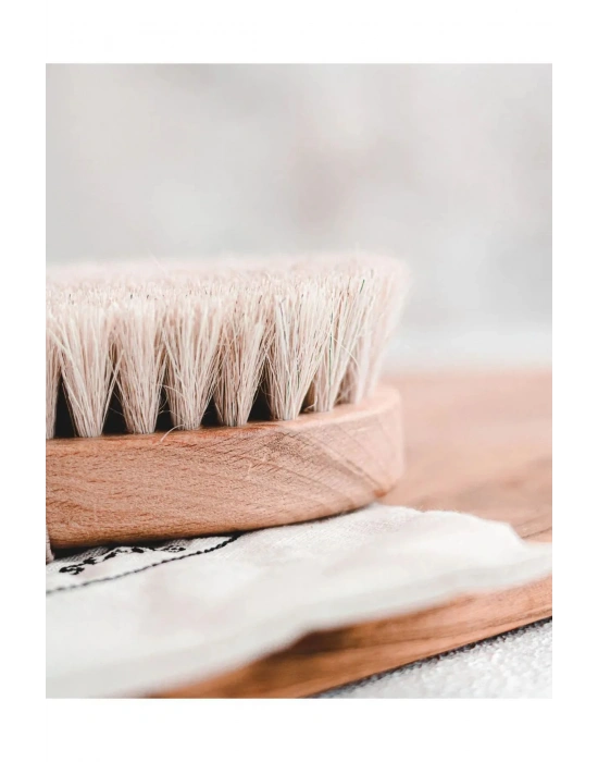 Doğal At Kılı Fırça - Peeling-çilek Bacak-çatlak Bakım-batık-selülit 1 Adet Duş Banyo