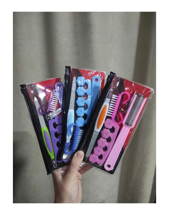 El ve Ayak Manikür Pedikür Seti (Torpü Tırnak Makası Manikür Fırçası)