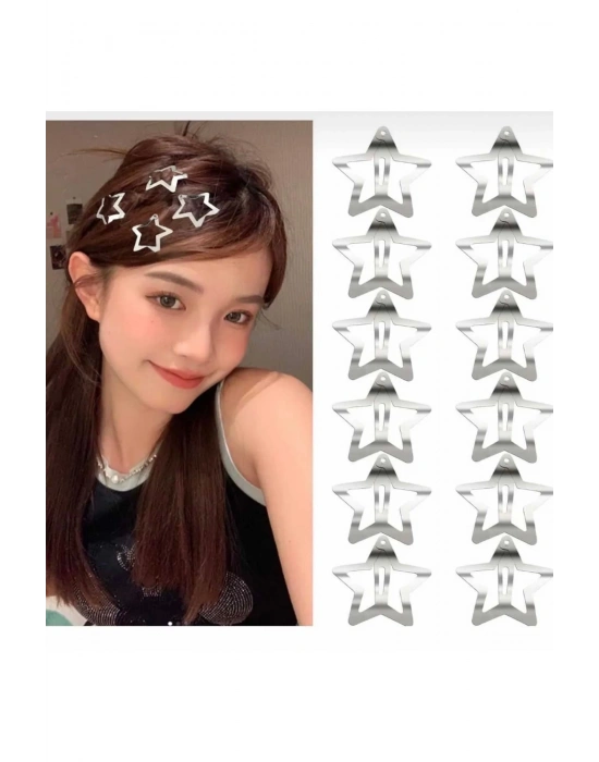 3 Cm Çıt Çıt Toka ( Yıldız ) Nikel Kaplama 5 Adet