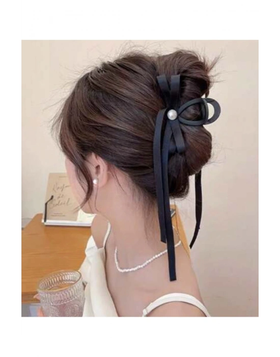 Vintage Kurdele Sallantılı İncili Mandal Toka