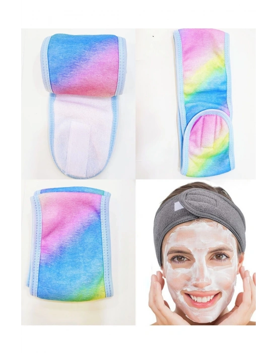 Havlu Makyaj Bandı Saç Aksesuarı Renkli
