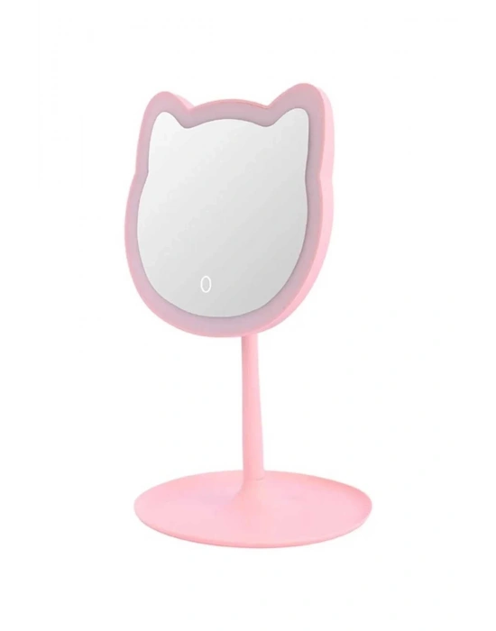 Kedi Figür Ledli Makyaj Masa Aynası
