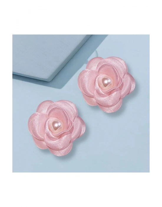 2 Adet İncili Gül Pens Toka