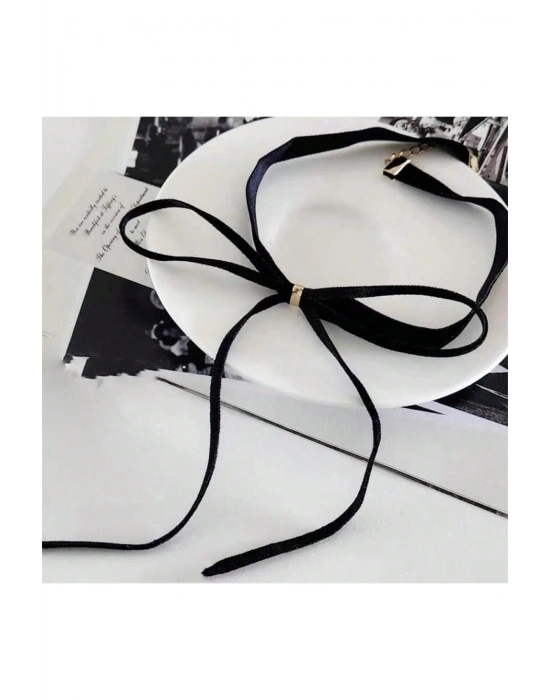 Vintage Fiyonklu Choker Kolye