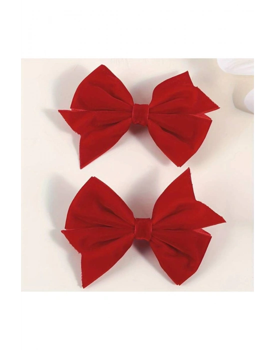 İkili Kadife Pırpır Pens Toka