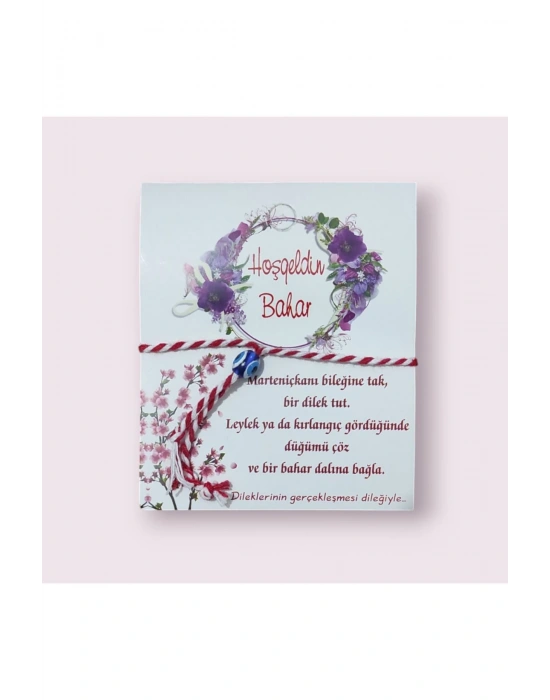 1 adet marteniçka bahar bilekliği