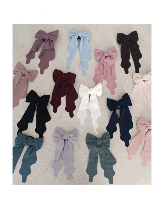 3 Adet Lastikli Fiyonklu Fular Toka