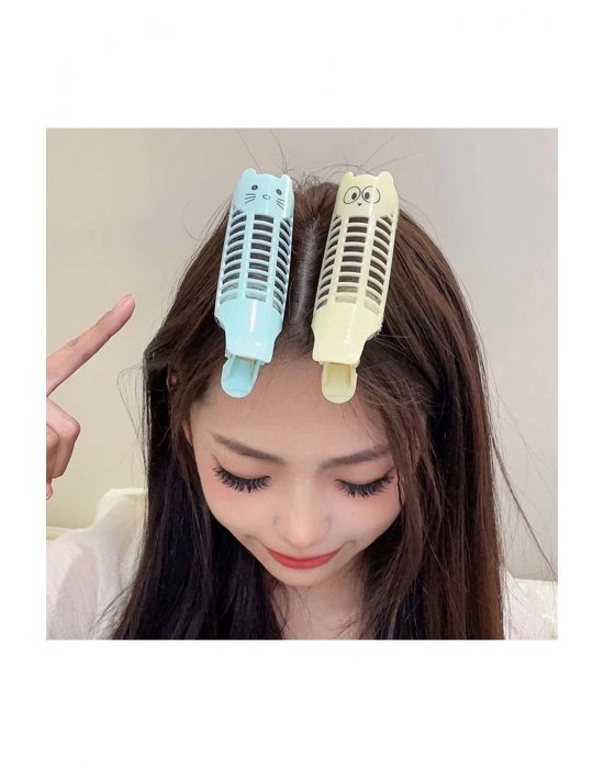 Kendinden Mandallı 8 cm Cırt Cırtlı Bigudi 2 Adet