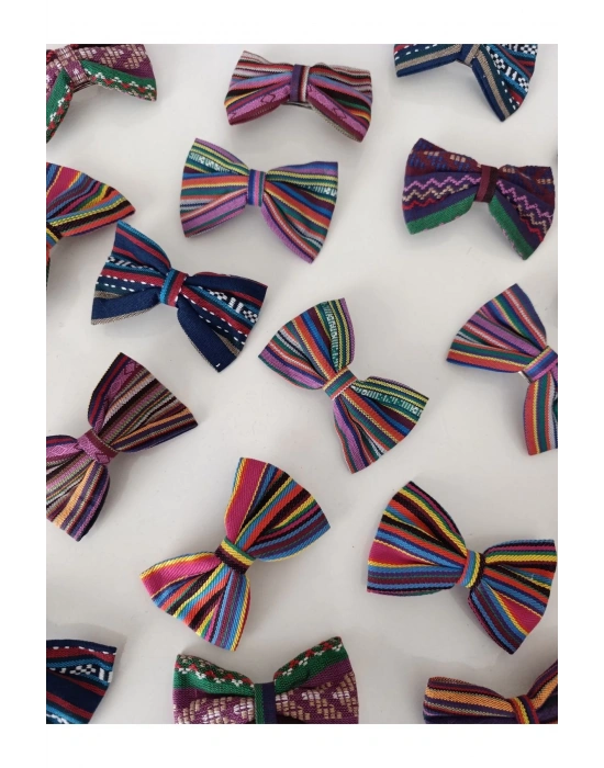 2 Adet Bohem Kumaş Otomatik Klipsli Toka