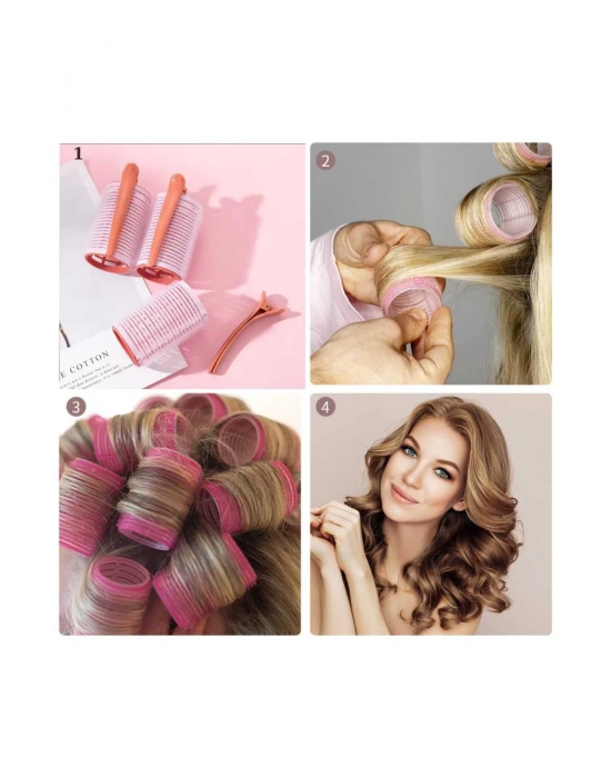 Vintage 3 Adet Mandallı Saç Bigudisi