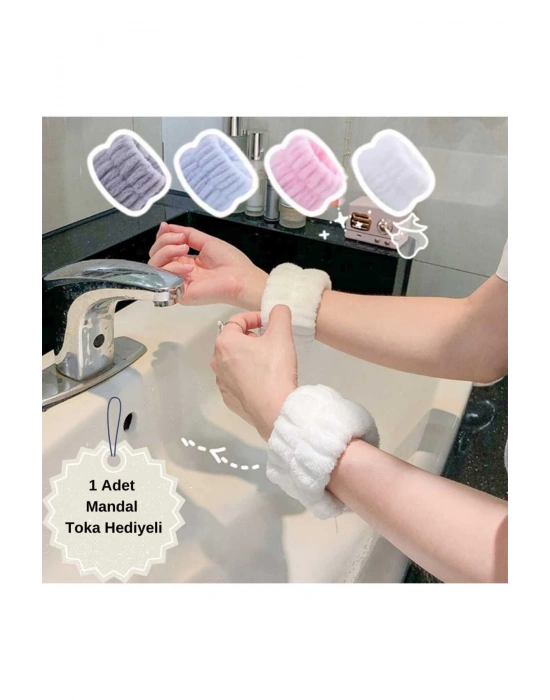 Yüz Yıkama Bilekliği Havlu Bileklik