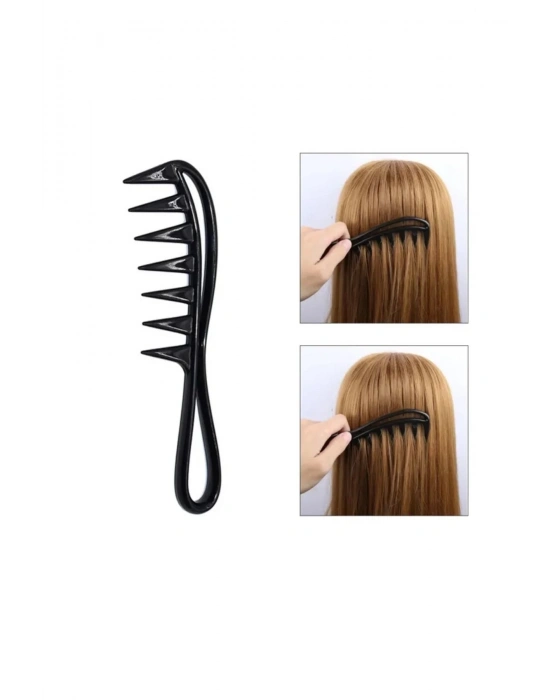 Geniş Dişli Bukle Açma Saç Şekillendirme Tarağı