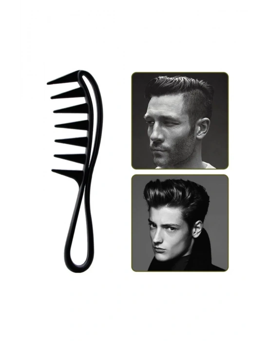 Geniş Dişli Bukle Açma Saç Şekillendirme Tarağı