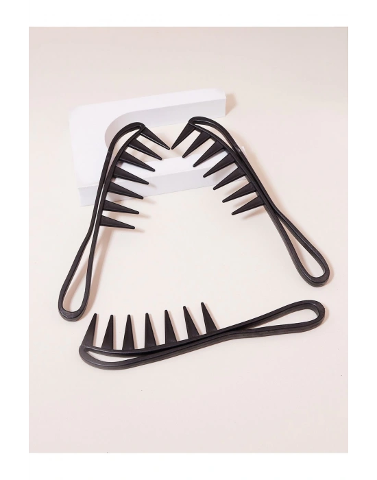 Geniş Dişli Bukle Açma Saç Şekillendirme Tarağı