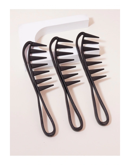 Geniş Dişli Bukle Açma Saç Şekillendirme Tarağı