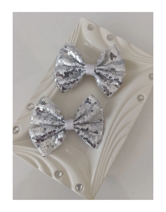 Kız Çocuk Pullu Fiyonk Pens Toka