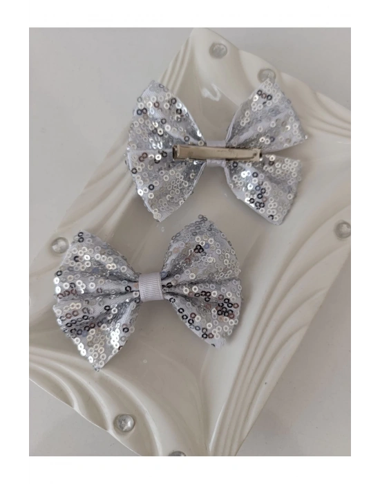 Kız Çocuk Pullu Fiyonk Pens Toka