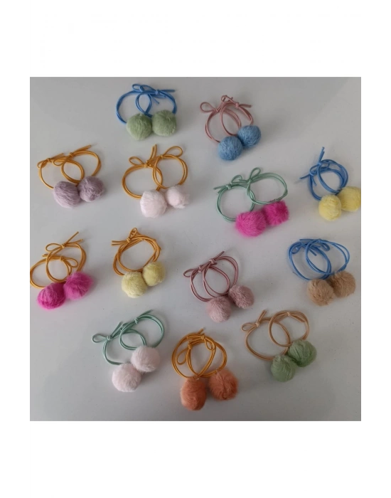 3 Adet Kız Çocuk Pofuduk Toka