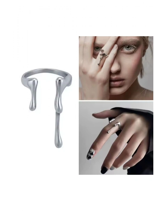 Vintage Damla Eklem Yüzüğü