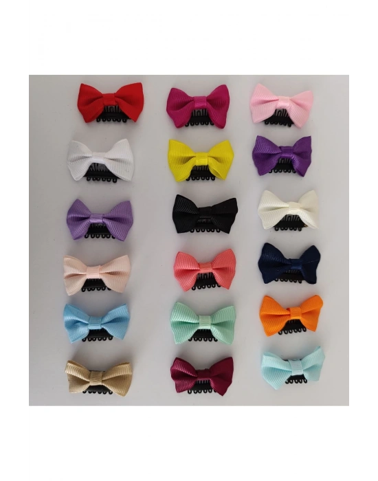 Lily 18 Farklı Renkte Yenidoğan Tokası Az Saçlı Bebek Tokası Saçsız Bebek Tokası