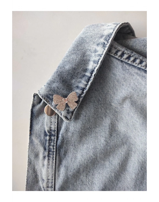 1 Adet Fiyonk Model Taşlı Broş