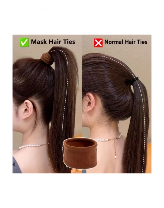 4 Adet Elastik At Kuyruğu Tokası