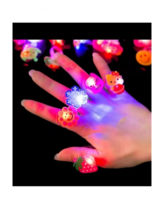 3 Adet Işıklı Çocuk Yüzüğü