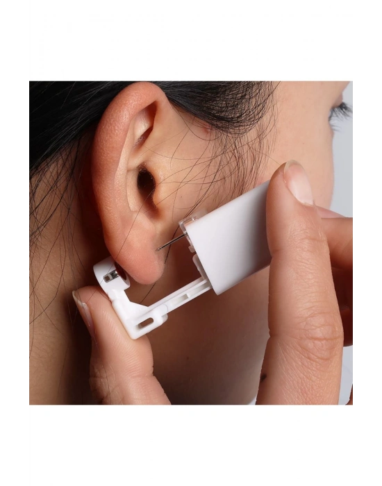 2 Adet Tek Kullanımlık Kulak Delme Piercing Aparatı