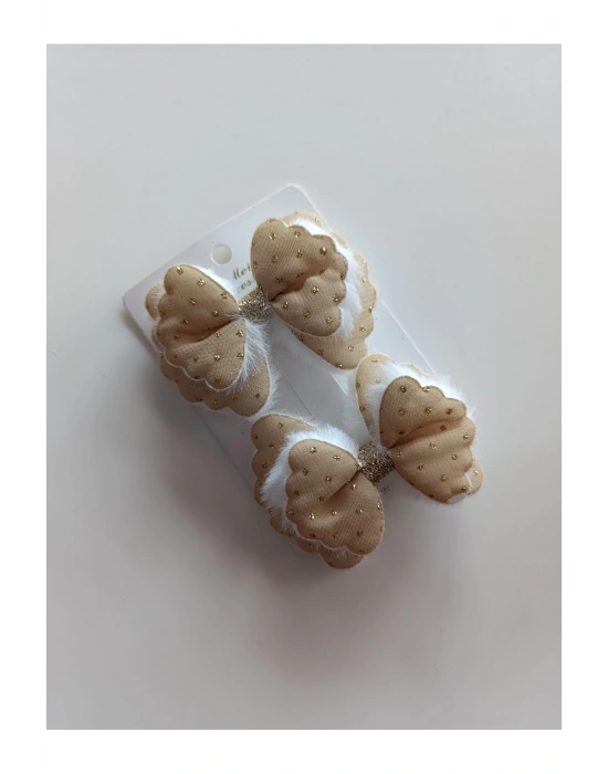 Kız Çocuk Tüylü Pens Toka