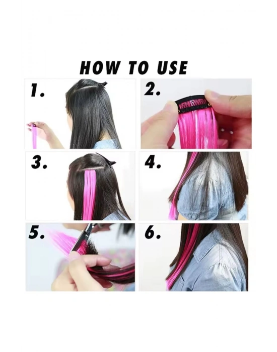 1 Adet Çıt Çıtlı Hair Tinsel Gelin Teli Saç Simi Aksesuarı