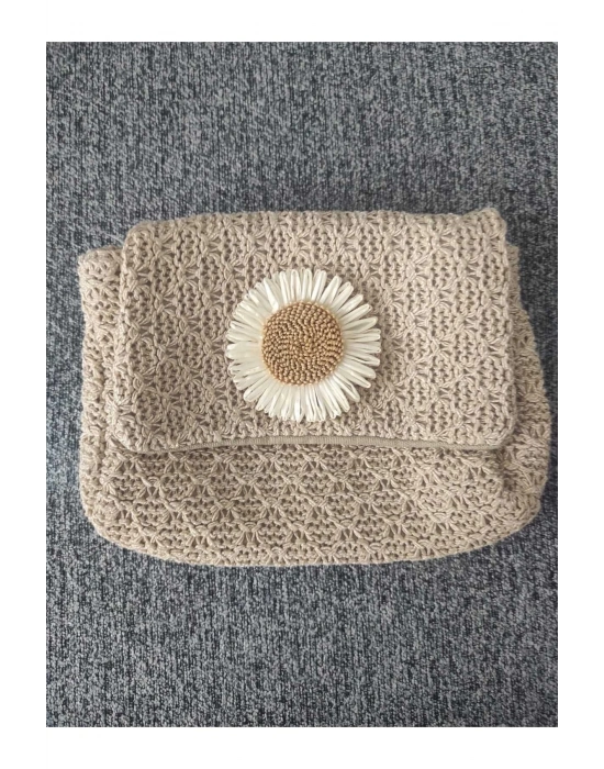 Papatya Çanta Aksesuarı Broş İgneli