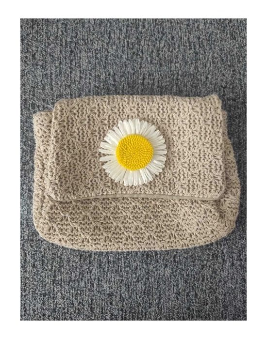 Papatya Çanta Aksesuarı Broş İgneli