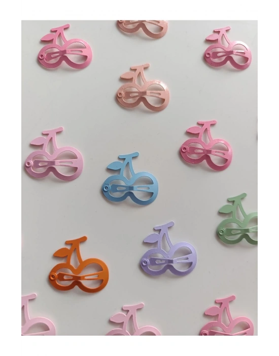 6 Adet Kiraz Çıtçıt Toka Yenidoğan Tokası Saçsız Bebek Tokası Az Saçlı Bebek Tokası